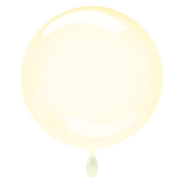 1 Ballon XL - Clearz - Gelb