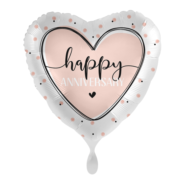 1 Balloon - Glossy Heart Birthday - ENG