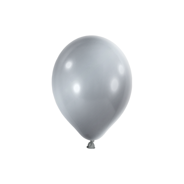 500 Luftballons - Ø 25cm - Silber Metallic