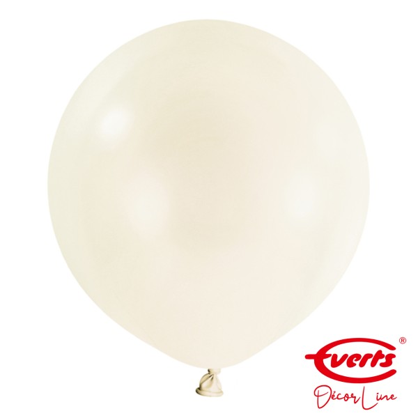 4 Riesenballons - DECOR - Ø 61cm - Pearl &amp; Metallic - Ivory