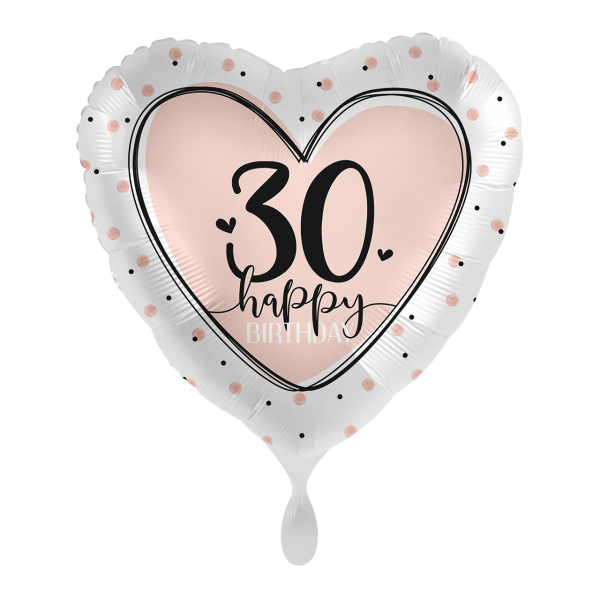 1 Balloon - Lovely Birthday 30 - ENG
