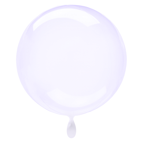 1 Ballon XL - Clearz - Lila
