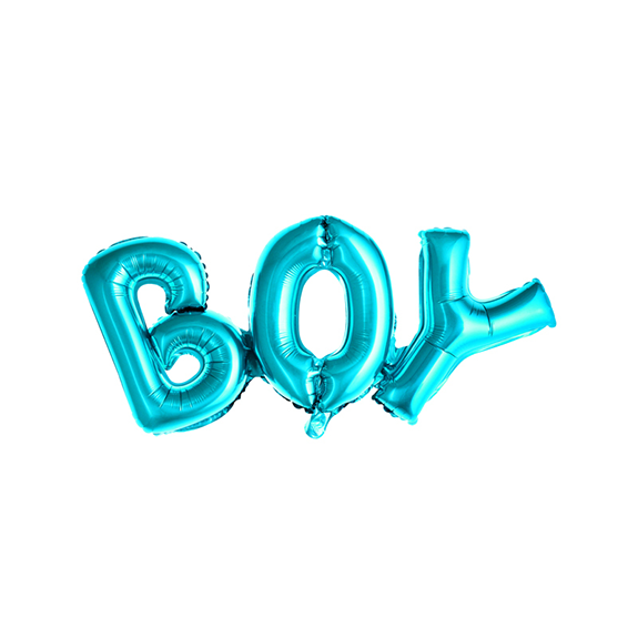 1 Ballon - Schriftzug - BOY