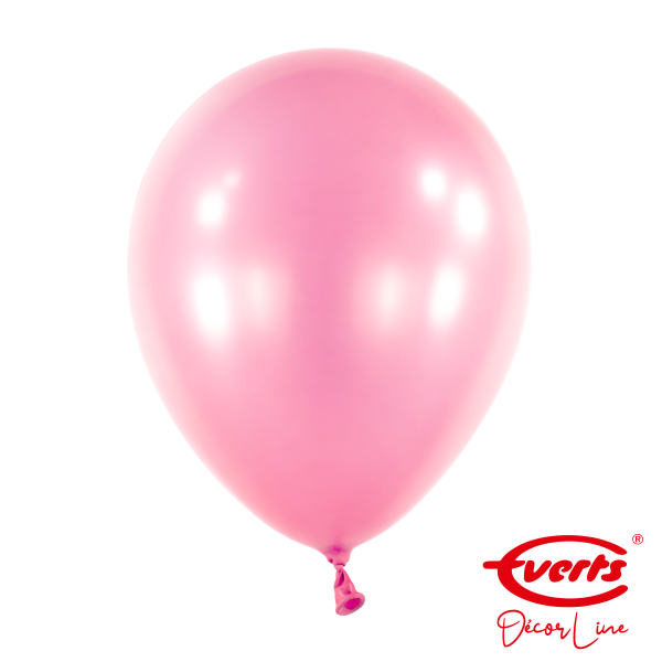 50 Luftballons - DECOR - Ø 28cm - Pearl &amp; Metallic - Pretty Pink (Rosa)