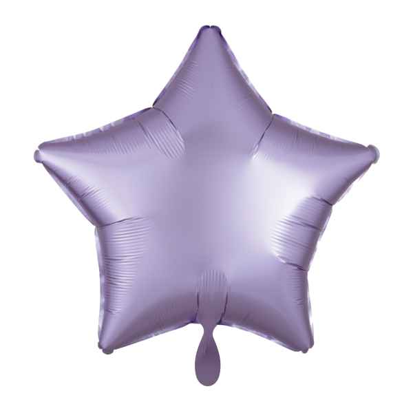1 Balloon - Stern - Silk Lustre - Pastel Lila