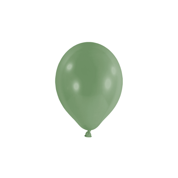 100 Miniballons - Ø 12cm - Pastel Rosemary Green