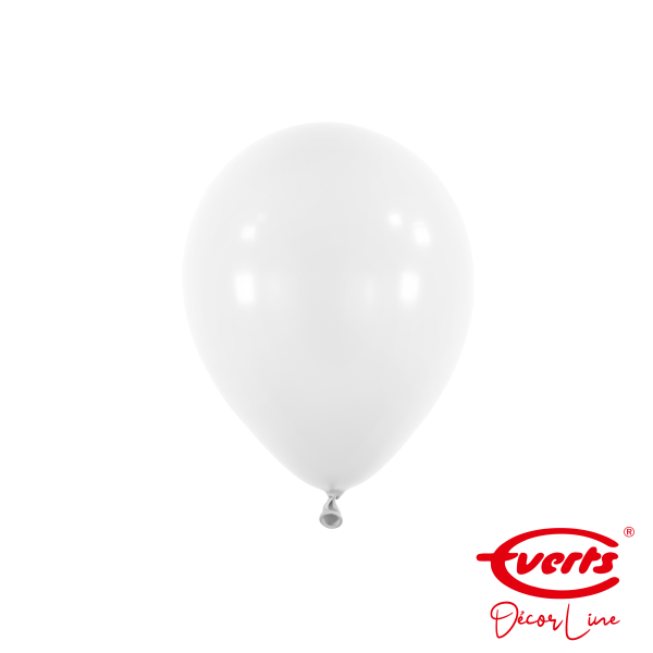 100 Miniballons - DECOR - Ø 13cm - Frosty White