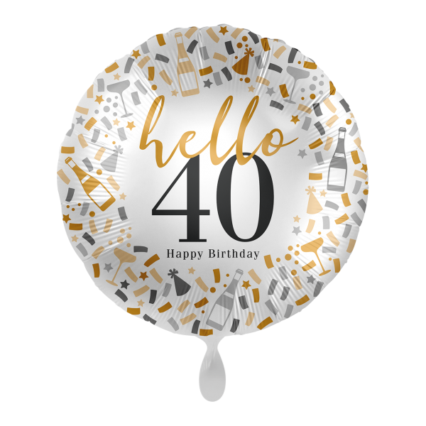 1 Balloon - Hello 40 - ENG
