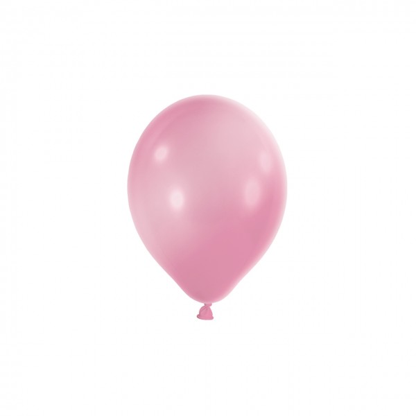 100 Miniballons - Ø 12cm - Metallic - Rosa