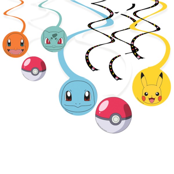 6 Deko-Spiralen - Pokémon