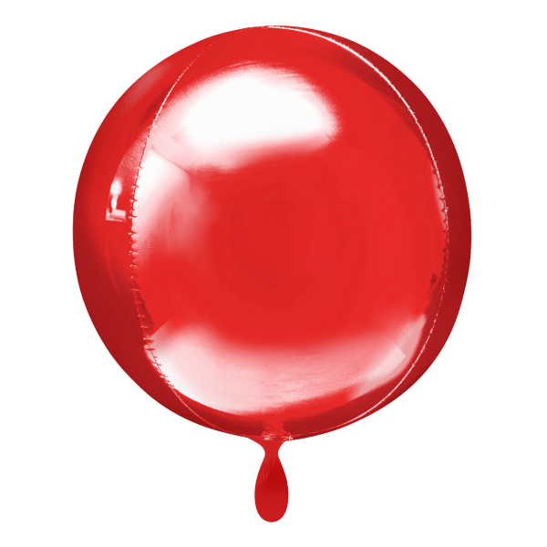 1 Ballon - Orbz - Rot