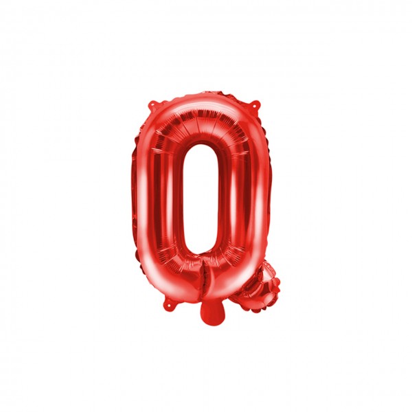 1 Ballon XS - Buchstabe Q - Rot