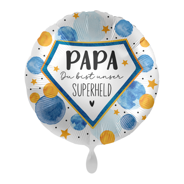 1 Balloon - Dad, our Superhero - GER