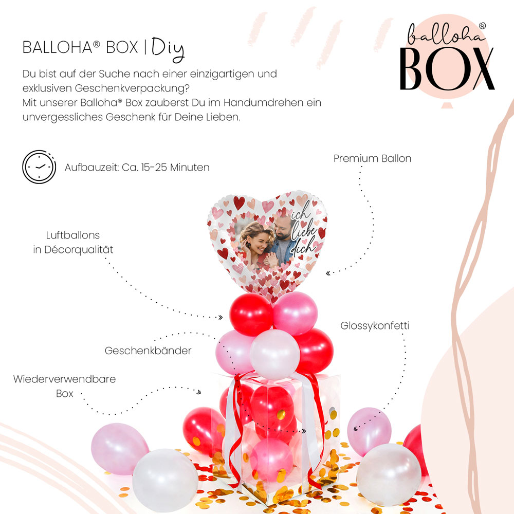 Balloha® Box mit Foto - DIY All about Love