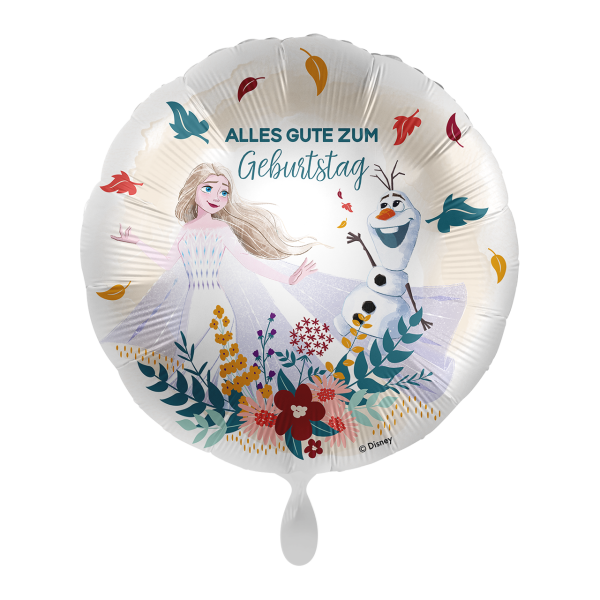 1 Balloon - Disney - HBD Frozen Olaf &amp; Elsa - GER