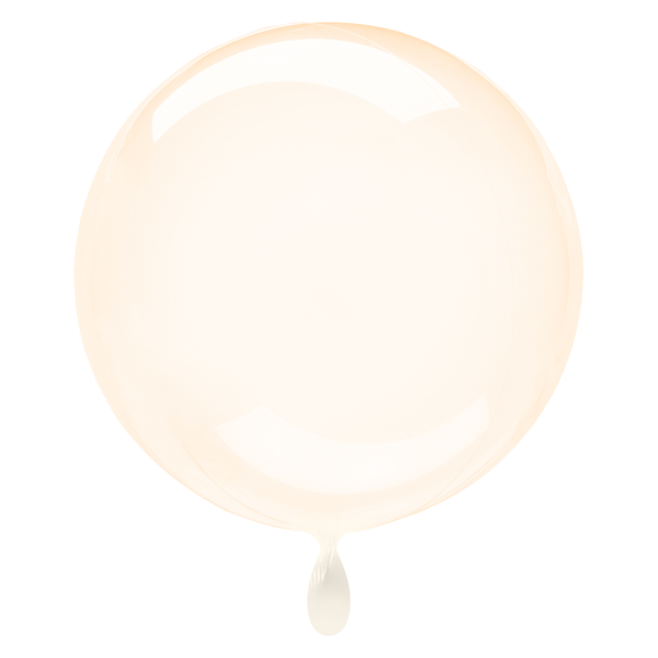 1 Ballon XL - Clearz - Orange