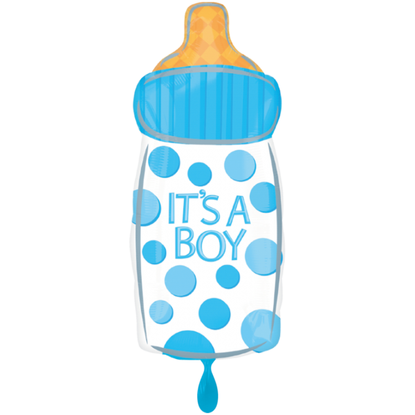 1 Ballon - It is A Boy Baby Bottle