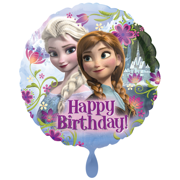 1 Balloon - Frozen Happy Birthday