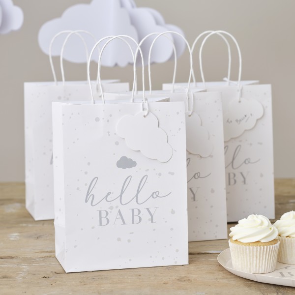 Gift Bag - Hello Baby - Clouds