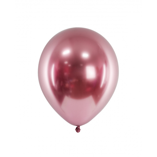 50 Luftballons - Ø 27cm - Glossy - Rosegold