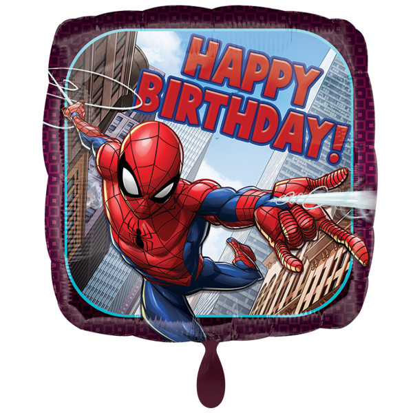 1 Balloon - Spider-Man Happy Birthday