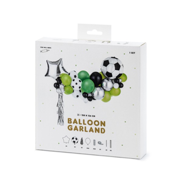 1 Ballonset - Ballongirlande - Football