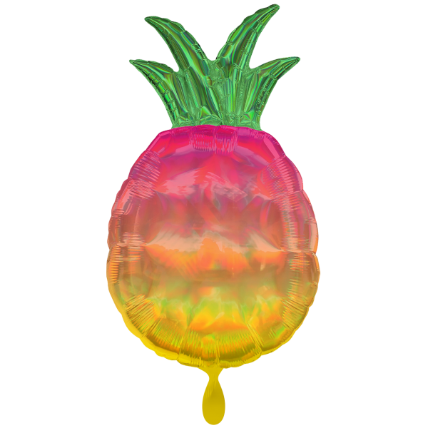 1 Balloon XXL - Iridescent Pineapple